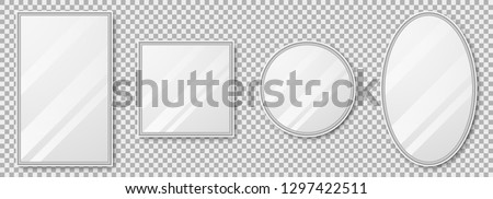 Similar – Image, Stock Photo mirroring Glass reflection