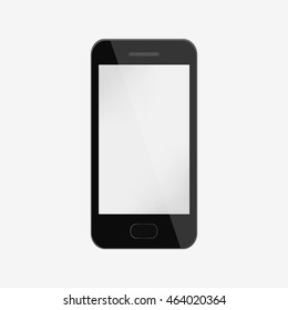Vector realistic phone mock up for branding and advertising.