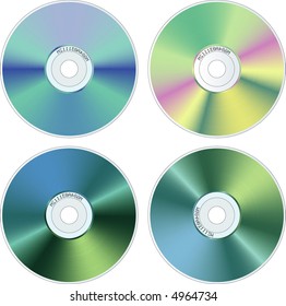 Vector Realistic Pictures Cd Dvd Stock Vector (Royalty Free) 4964734 ...