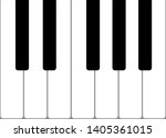 Vector realistic proportionate illustration of one octave (12 notes, twelve tones) piano keyboard. Editable vector eps file for music school related projects, usable as a pattern