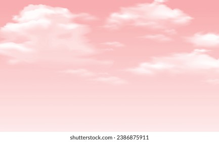 Diseño de fondo de cielo rojo realista vector.