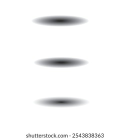 Coleção de efeitos de sombra realista de vetor