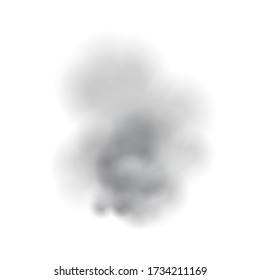 Vector Realistic Smoke Clouds with Transparency