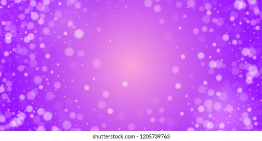 Vector realistic snowfall against a dark background. Transparent elements for winter cards and poster.