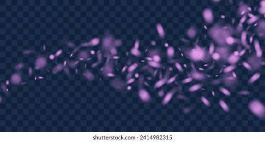 Nevada vectorial realista contra un fondo oscuro. Elementos transparentes para tarjetas de invierno y afiche.