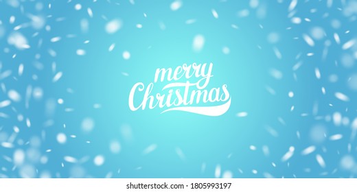 Vector realistic snowflake against a blue background. Elements for Christmas cards and poster.