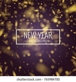 Vector realistic snowflake against a dark background. Transparent elements for New Year cards and poster.