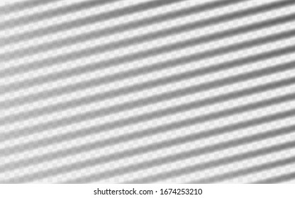 Vector Realistic Striped Shadow from Venetian Blind, Overlay Effect