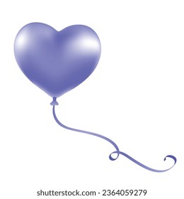 Vector realistic valentines day heart background