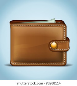 Vector Realistic Wallet