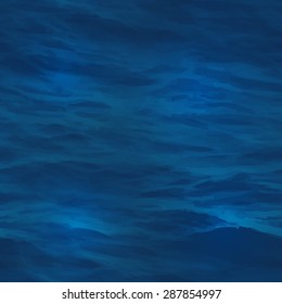 Vector realistic water texture. Seamless pattern to use as a background for websites or other media. Seamless tile to make endless water surface texture.