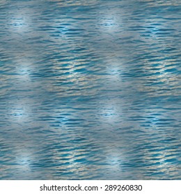 Vector realistic water texture. Seamless pattern to use as a background for websites or other media. Seamless tile to make endless water surface texture.