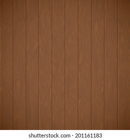 Vector realistic wood plank template background Eps 10. Illustration of The Natural Dark Wooden Background