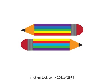 Vector realistic wooden pencil with rubber eraser. Sharpened detailed office mockup, school instrument, creativity, idea, education and design symbol. Isolated illustration, white background