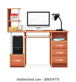 Vector Realistic Workplace 