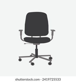 Representación 3d del sillón amarillo realista vectorial.
 Cómoda silla de oficina para el diseño de espacios interiores. Mobiliario interior de oficina.