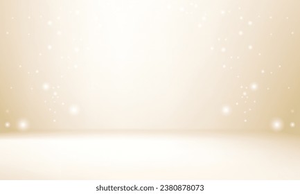 Vector realistic yellow background for product presentation vector illustration.
