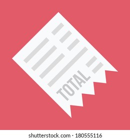 Vector Receipt Icon