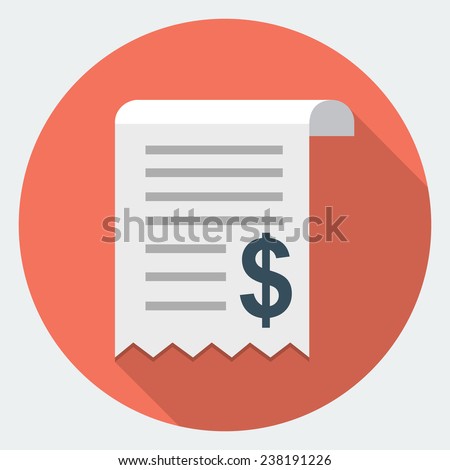 Vector Receipt Icon