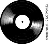 
Vector record - Vinyl music - Design element isolated