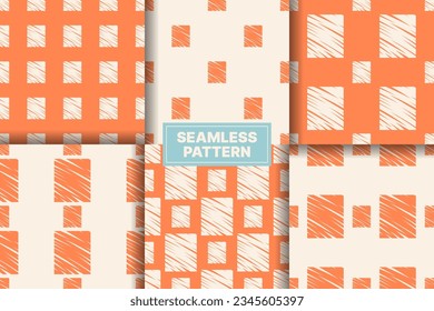 vector rectangle element seamless pattern collection