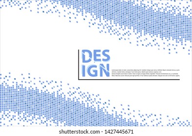Vector rectangle elements are grouped. Isolated on white background.