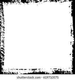 Vector rectangle frame.Grunge frame for picture.