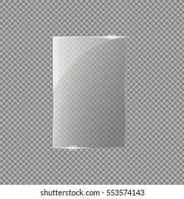 Vector of rectangle glass frame.