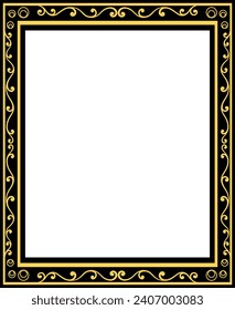 vector rectangle ornament frame illustration