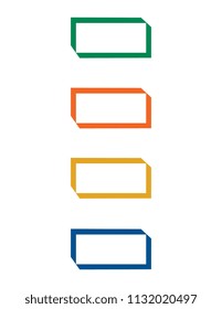 Vector rectangular carrier set