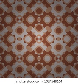 Vector rectangular design for your business. Beige, gray and brown polygonal illustration consisting of rectangles. Creative geometric seamless pattern.