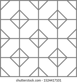 Vector rectangular seamless texture. Modern geometric background