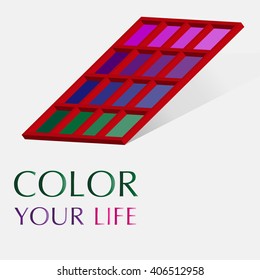 Vector of rectangular spiral symbol or icon