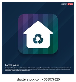 Vector Recycle home icon