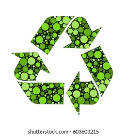 Vector recycle signs