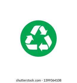Vector recycle symbol. recycle vector icon. color icon
