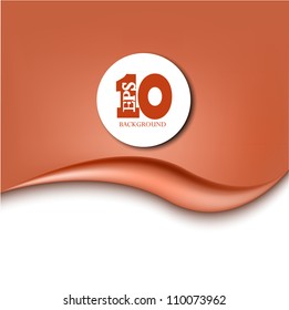 Vector red abstract background with place for your text. Eps 10