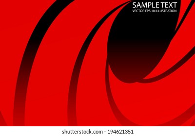 Vector red abstract background template - Red abstract background design illustration