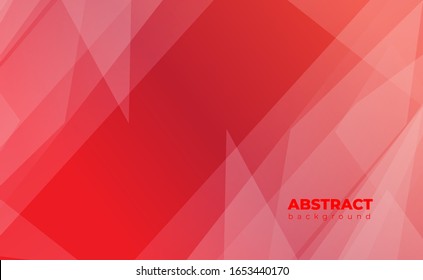 Vector red abstract geometric background.with modern concepts halftone and light gradient 