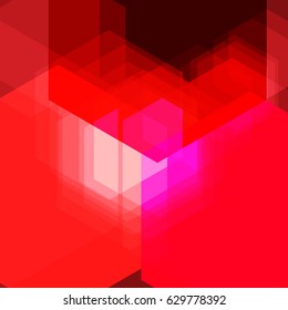 Vector red art with light wallpaper. Modern abstract background, technology futuristic. Template vector neon lights illustration. Dazzling red and orange light.Geometric, engineering. High quality