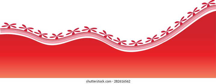 vector red background