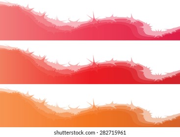 vector red background
