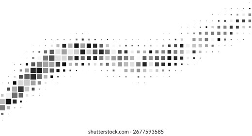 Vector red banner with set of circles, dots. Donuts Background. Creative Design modern art