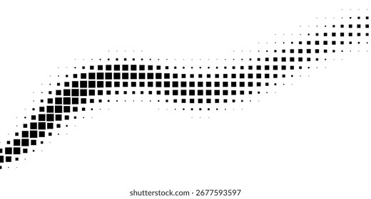 Vector red banner with set of circles, dots. Donuts Background. Creative Design Template simple