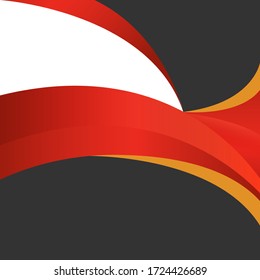 Fondo de oscilación abstracto de onda negra vectorial. Línea de color de pancarta de ondas onduladas para banner web. 