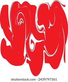 Vector Red Blood splatter art illustration design unique editorial red color stain decoration image. New clean style tomato shop logo, detective investigation work project, rare icon stamp.