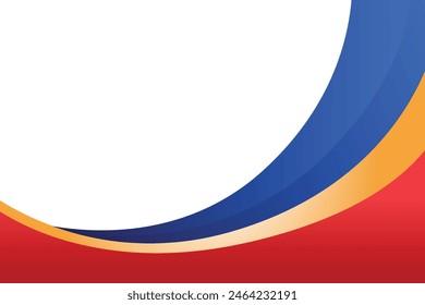 Vector red blue orange background 