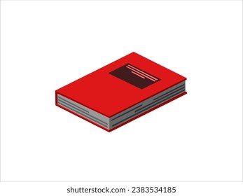 vector of a red book
