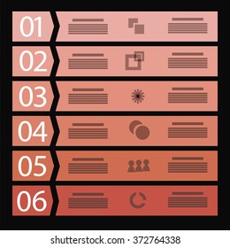 Vector Red Business Template.