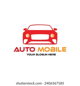 Icono de vehículo rojo vector aislado en fondo blanco 